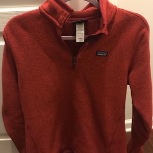 Women’s Red Patagonia Pullover